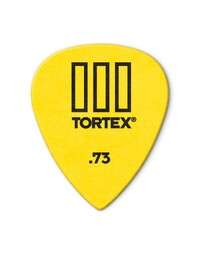Dunlop .73 Tortex T3 Pick - Yellow