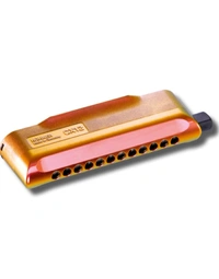 Hohner CX12 Jazz Chromatic Harmonica Red to Gold Finish Key of C