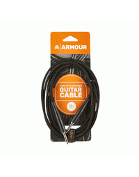 Armour GW10B Guitar 10 Foot Woven Black