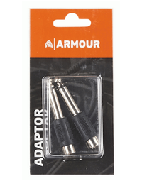 Armour ADAP3 RCA to 1/4 Mono Adapators - 2 Pieces