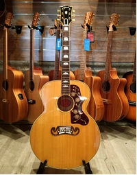 *Scratch & Dent* Gibson SJ-200 Original Solid Sitka Spruce / Flame Maple Jumbo Acoustic w/ Pickup Antique Natural - OCJB20AN