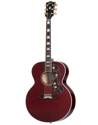 Gibson SJ-200 Standard Solid Spruce / Maple Jumbo Acoustic w/ Pickup Wine Red - MCJB20WR