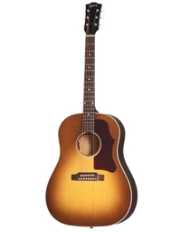 Gibson J-45 '50s Faded Solid Sitka Spruce / Mahogany Round Shoulder Dreadnought w/ Pickup Faded Sunburst - OCRS4FVS