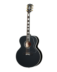 Gibson Custom Shop SJ-200 Custom Solid Sitka/Flamed Maple Jumbo Acoustic w/Pickup Ebony - CSJB2CEB