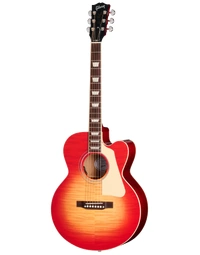 Gibson Les Paul Parlor Solid Flame Maple / Mahogany Parlour Acoustic Guitar w/ Pickup Vintage Cherry Sunburst - MCSBLPPVCS