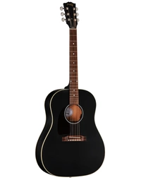 Gibson J-45 Special Solid Spruce / Mahogany Left-Handed Dreadnought Acoustic Guitar w/ Pickup Satin Ebony - MCRS45SPCEBL