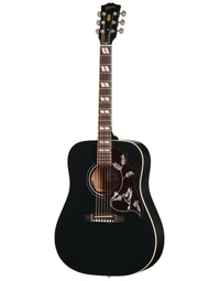 Gibson Hummingbird Special Solid Spruce / Mahogany Dreadnought w/ Pickup Satin Ebony - MCSSHBSPCEB