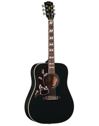 Gibson Hummingbird Special Solid Spruce / Mahogany Left-Handed Dreadnought w/ Pickup Satin Ebony - MCSSHBSPCEBL