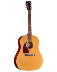 Gibson J-45 Standard Solid Spruce / Mahogany Left-Handed Dreadnought Acoustic Guitar w/ Pickup Goldtop - MCRS45GTL