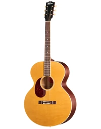 Gibson J-185 Century 12-Fret Solid Sitka / Mahogany Left-Handed Jumbo Acoustic Guitar Satin Vintage Amber - OCJB8512ANL