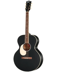 Gibson J-185 Century 12-Fret Solid Sitka / Mahogany Left-Handed Jumbo Acoustic Guitar Satin Ebony - OCJB8512EBL