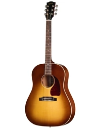 Gibson J-45 Special Solid Spruce / Mahogany Dreadnought Acoustic Guitar w/ Pickup Satin Honey Burst - MCRS45SPCHB