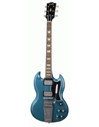 Gibson Custom Shop 1964 SG Standard W/Maestro Vibrola Pelham Blue Light Aged - SGSR64LAAPBNM1