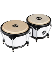 Meinl HB50WH Bongo Journey Series Moulded ABS 6.5" & 7.5" Bright White