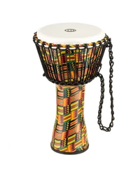 Meinl PADJ5-M-F Rope Tuned Travel Series Djembe 10" Synthetic Head Simbra