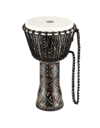 Meinl PADJ6-M-F Rope Tuned Travel Series10" Synthetic Djembe Kanga Sarong