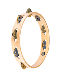 Meinl TA1M-SNT 1 Row, Dual Alloy Jingles, Super Natural Tambourine
