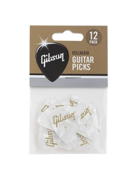 Gibson Pearloid Guitar Picks 12 Pack Thin - APRW12-74T