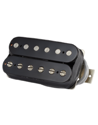 Gibson 498T Hot Alnico Treble Alnico V Bridge Humbucker Pickup 4-Conductor Double Black - PU498TDB4