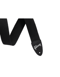 Gibson Canvas Guitar Strap Black - ASCNVS-BLK