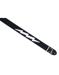 Gibson Vintage Bolt Guitar Strap Black - ASVBLT-BLK