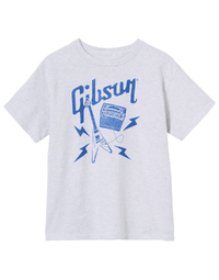 Gibson Kid's Flying V Tee (Gray) Medium - GA-Kid's-TEE-V-MD
