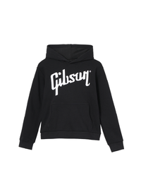 Gibson Kid's Logo Pullover Hoodie (Black) Large - GA-Kid's-HD-LOGO-LG