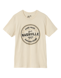 Gibson Handmade In Nashville Tee Cream XL - GA-TEE-HAND-CRM-XL