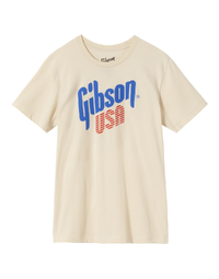 Gibson USA Tee Cream Large - GA-TEE-USA-CRM-LG
