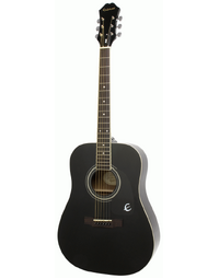 Epiphone Songmaker DR-100 Acoustic Guitar Ebony - EA10EBCH1