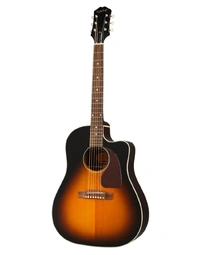 Epiphone Inspired by J-45 EC Solid Spruce / Mahogany Dreadnought Acoustic Guitar w/ Pickup Aged Vintage Sunburst Gloss - IGMTJ45CAVSNH1