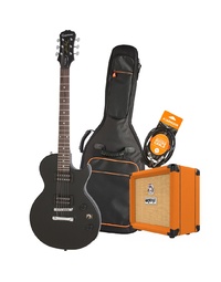 Epiphone Les Paul Special E1 Electric Guitar Starter Pack - Worn Ebony