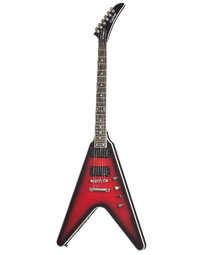 Epiphone Dave Mustaine Signature Flying V Prophecy Aged Dark Red Burst - EIGYVFDMDRBH3