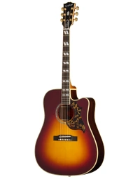 Epiphone Inspired by Custom Shop Hummingbird Deluxe EC Solid Spruce / Rosewood Dreadnought Acoustic Guitar w/ Pickup Autumn Burst - ECHBDECABGH1
