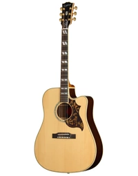 Epiphone Inspired by Custom Shop Hummingbird Deluxe EC Solid Spruce / Rosewood Dreadnought Acoustic Guitar w/ Pickup Natural - ECHBDECNAGH1