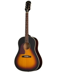 Epiphone J-45 Studio Solid Top Left-Handed Dreadnought Acoustic Guitar w/ Pickup Vintage Sunburst - EAS45VSNH1L