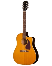 Epiphone J-45 Studio EC Solid Top Dreadnought Acoustic Guitar w/ Pickup Natural - EAS4CANNH1