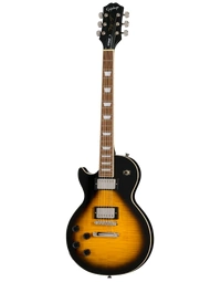 Epiphone Les Paul Tribute Plus AAA Flame Maple Veneer Left-Handed Vintage Sunburst - E1LPTPVSNH1L