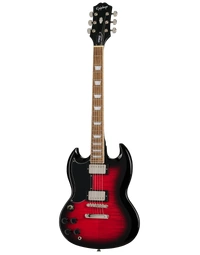 Epiphone SG Tribute Plus Flame Maple Veneer Left-Handed Cherry Burst - E1SGTPCBNH1L