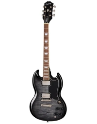 Epiphone SG Tribute Plus Flame Maple Veneer Ebony Burst - E1SGTPEBBNH1