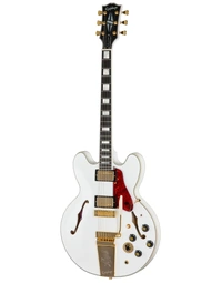 Epiphone Inspired By Custom Shop Alex Lifeson Signature 1976 ES-355 Reissue Thinline Semi-Hollowbody Alpine White - ECAL355AWGM