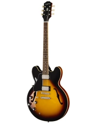 Epiphone ES-335 Left-Handed Semi-Hollowbody Vintage Sunburst - EIES335LVSNHR