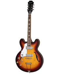 Epiphone Casino Thinline Hollowbody Left-Handed Vintage Sunburst - EOCAVSNHRL