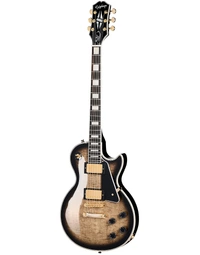 Epiphone Les Paul Custom Quilt Mahogany Top Cobra Burst - EILPCCOGH3