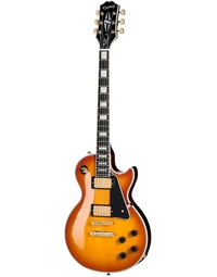 Epiphone Les Paul Custom Figured Maple Top Iced Tea Burst - EILPCITGH3