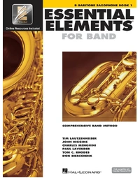 Essential Elements For Band Book 1 Baritone Sax Book / Online Media (EEi)