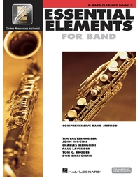 Essential Elements For Band Book 2 Bass Clarinet Book / Online Media (EEi)