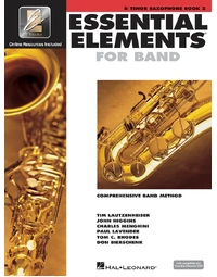 Essential Elements For Band Book 2 Tenor Sax Book / Online Media (EEi)