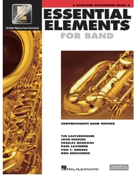 Essential Elements For Band Book 2 Baritone Sax Book / Online Media (EEi)