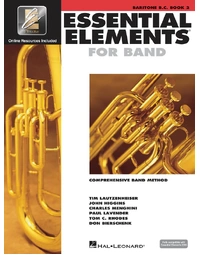 Essential Elements For Band Book 2 Baritone BC Book / Online Media (EEi)